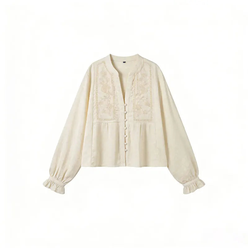 Aurora Puff-Sleeve Blouse