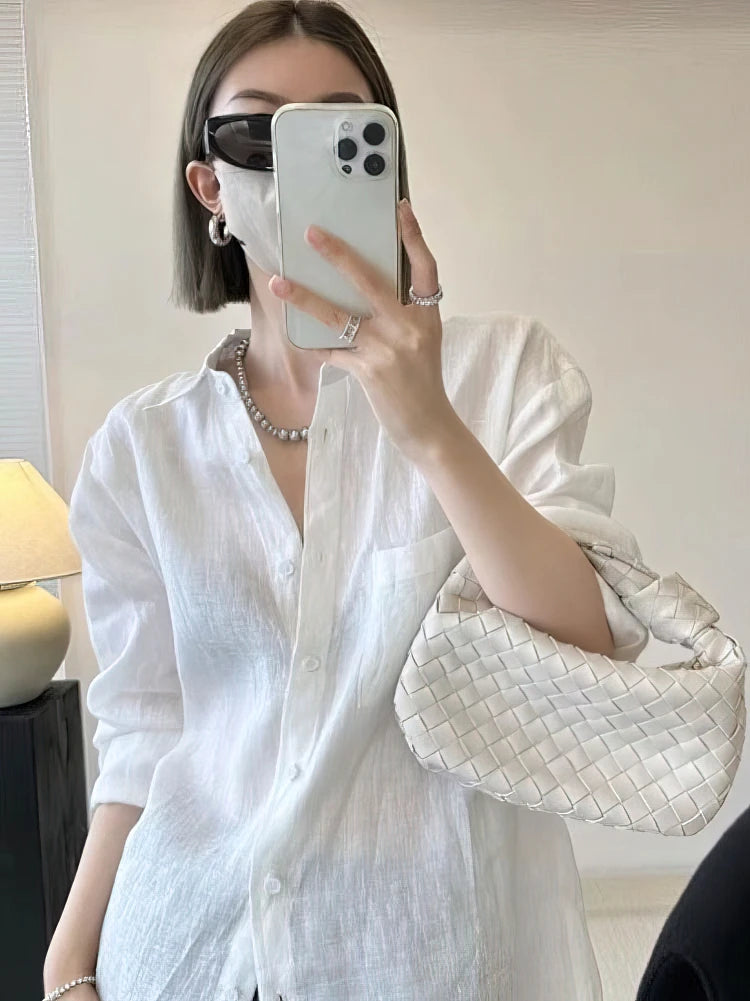 Cloud Linen Oversize Shirt