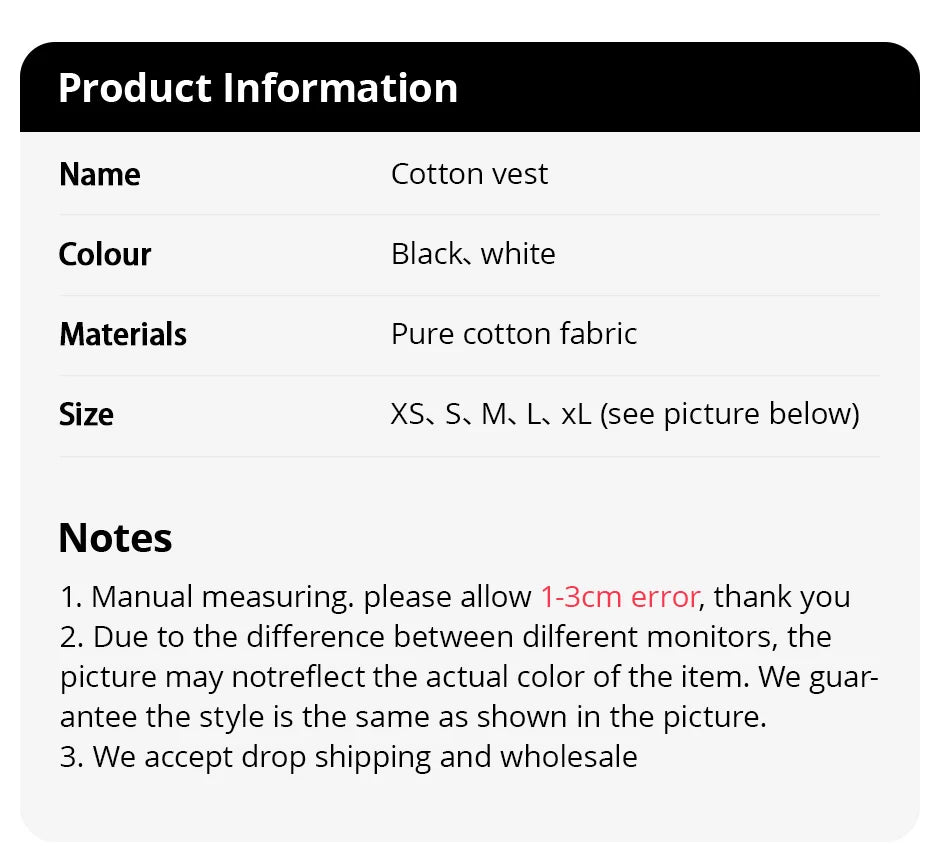 M&T Wear - Men's Pure Cotton Slim Fit Fitness Vest