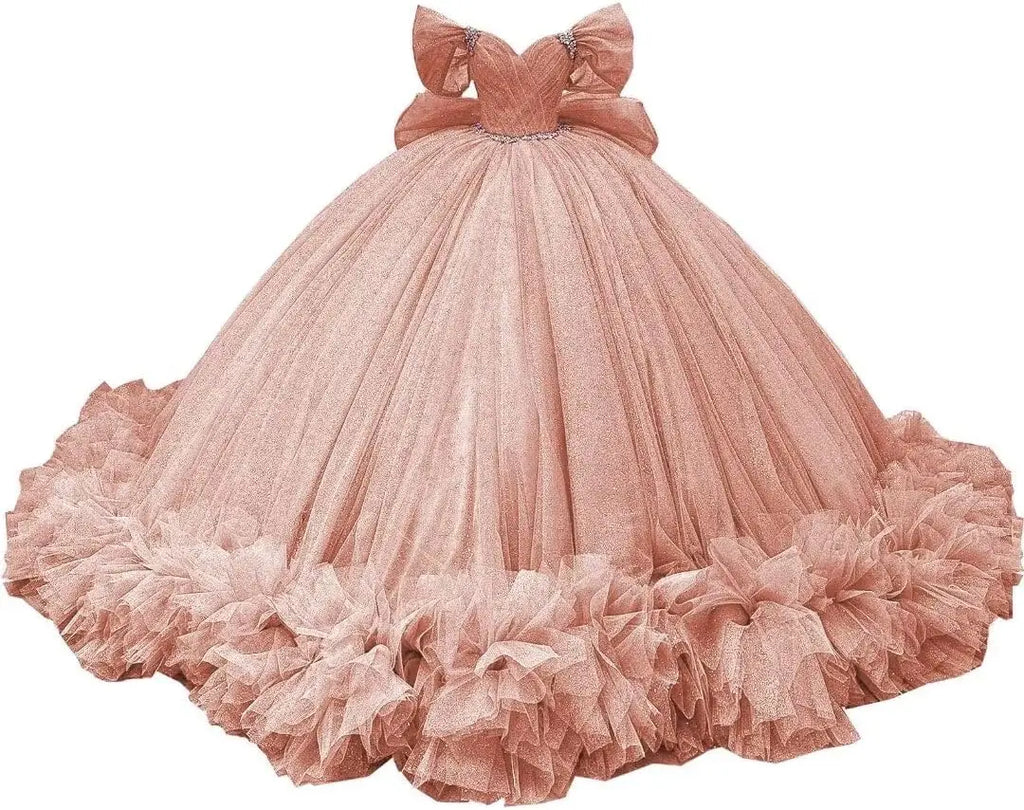 Yifanier Puffy Tulle Quinceanera Ball Gown