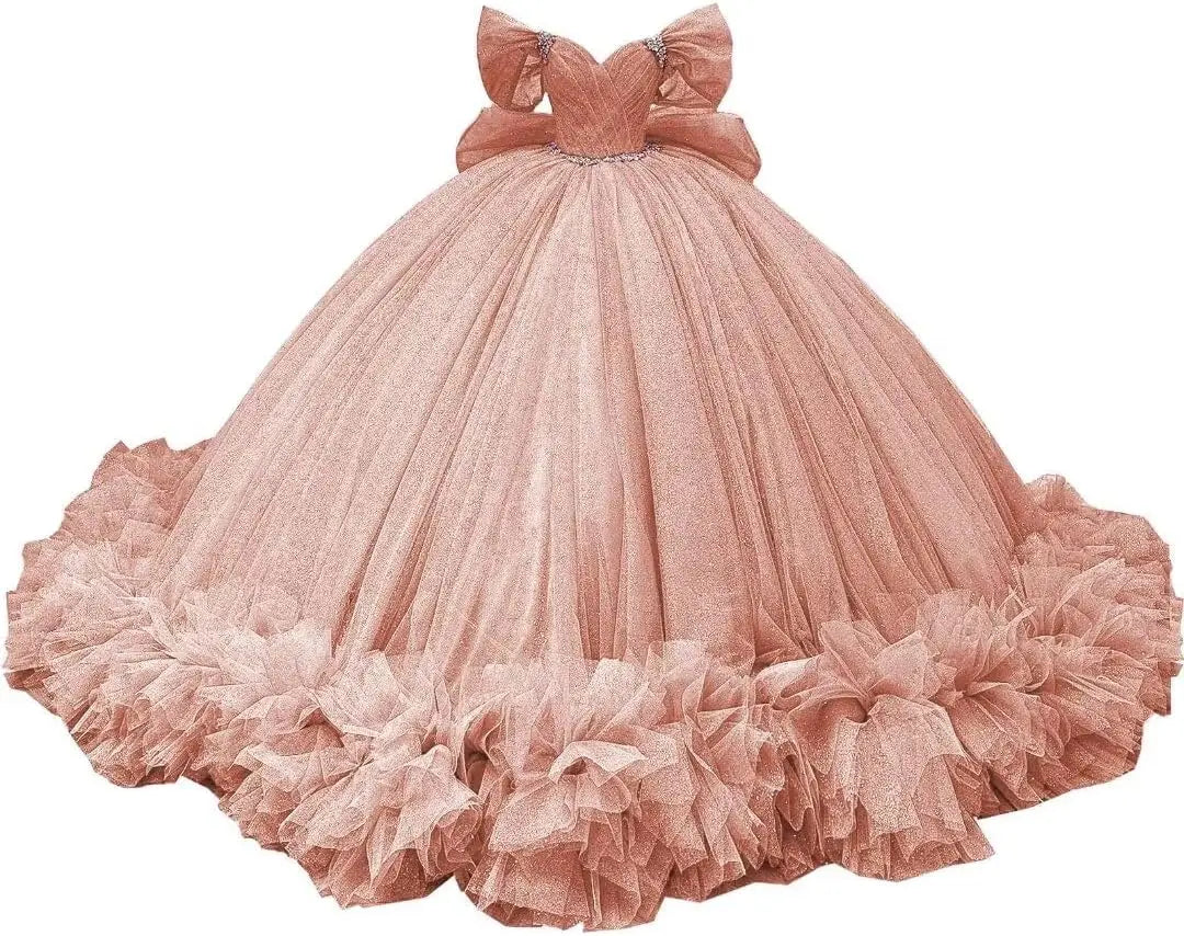 Yifanier Puffy Tulle Quinceanera Ball Gown