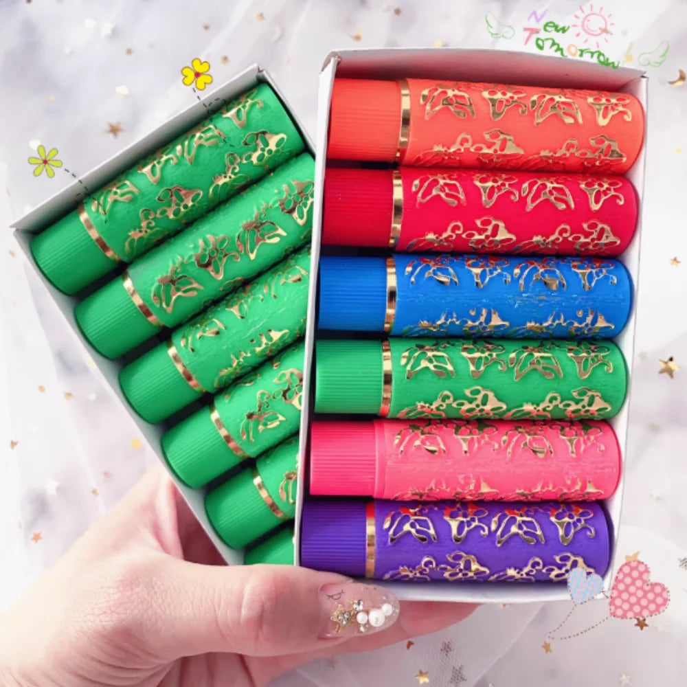 M&T Wear 6-Color Velvet Magic Lipstick Set – Temperature Color-Changing, Long-Lasting Matte Lip Balm & Moisturizing Lip Care