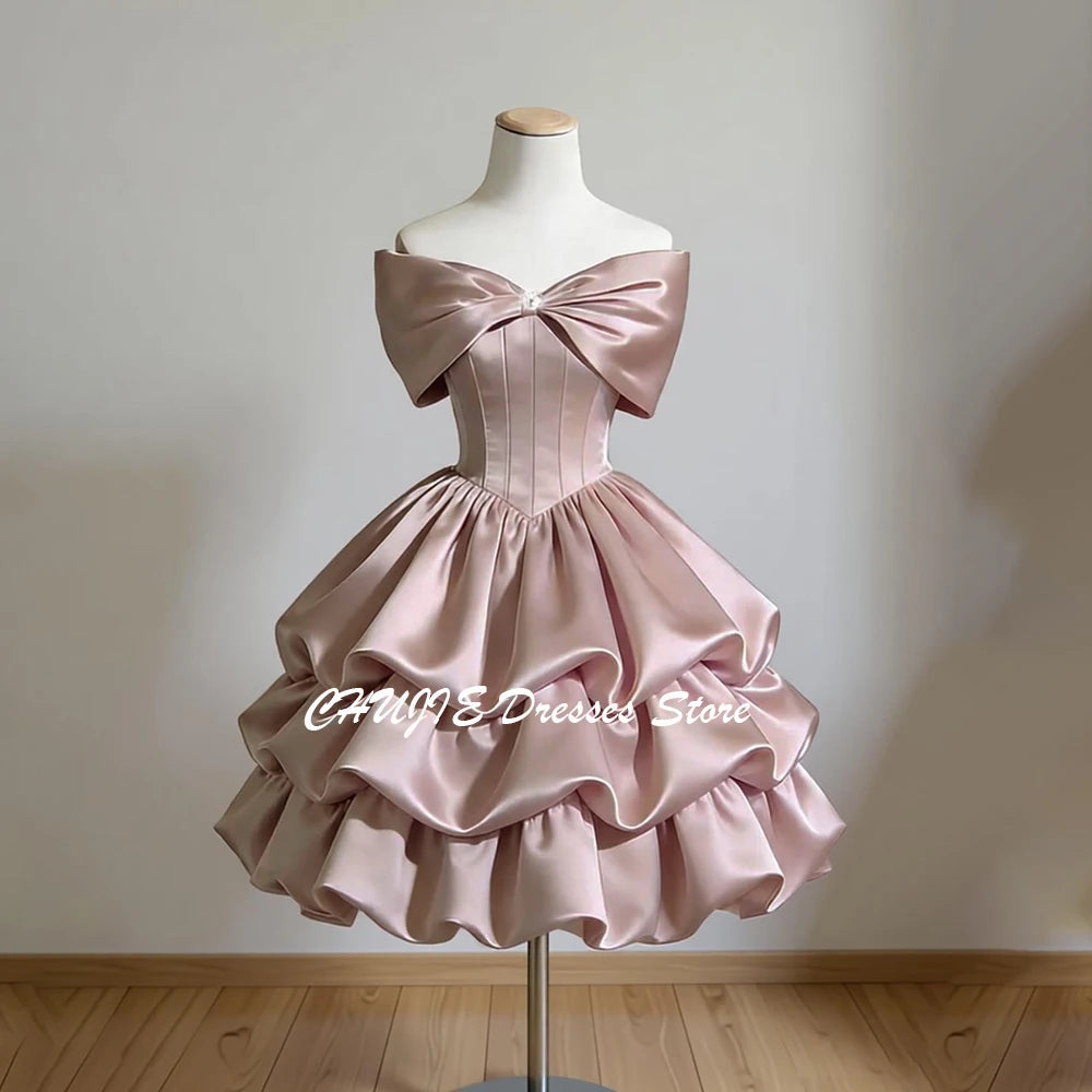 Tiered Mini Graduation & Homecoming Gown