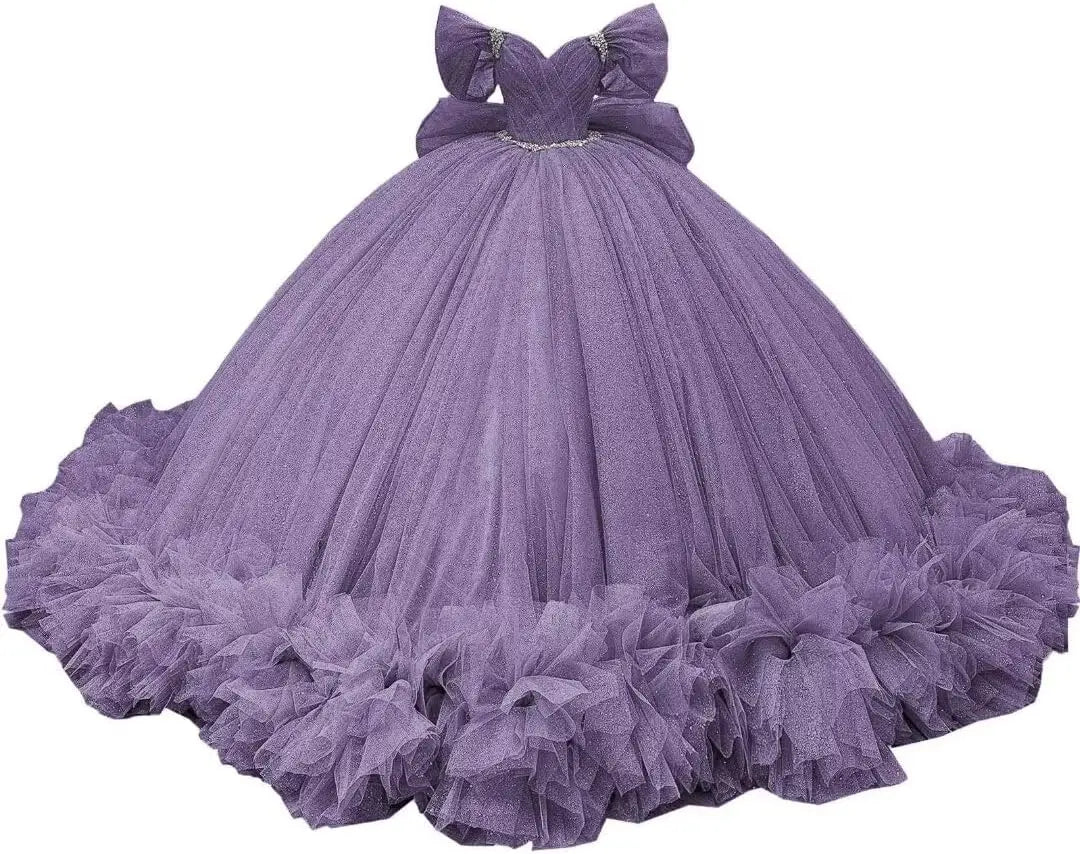 Yifanier Puffy Tulle Quinceanera Ball Gown