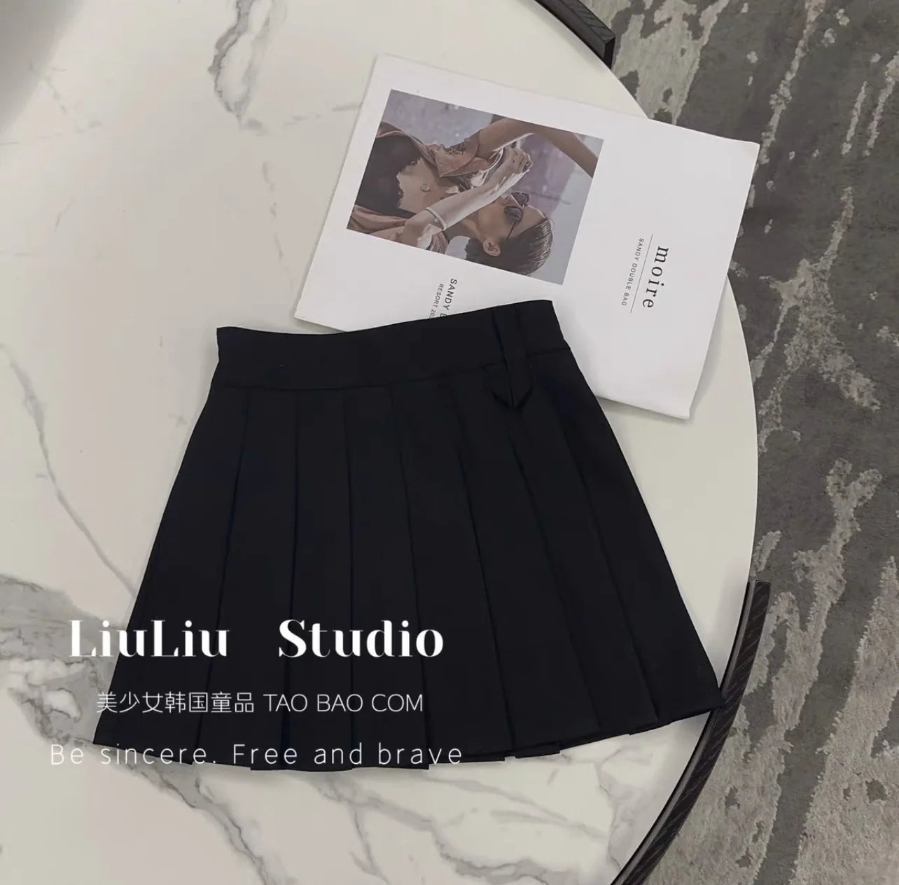 M&T Wear - Girls’ Korean Style JK Pleated Skirt