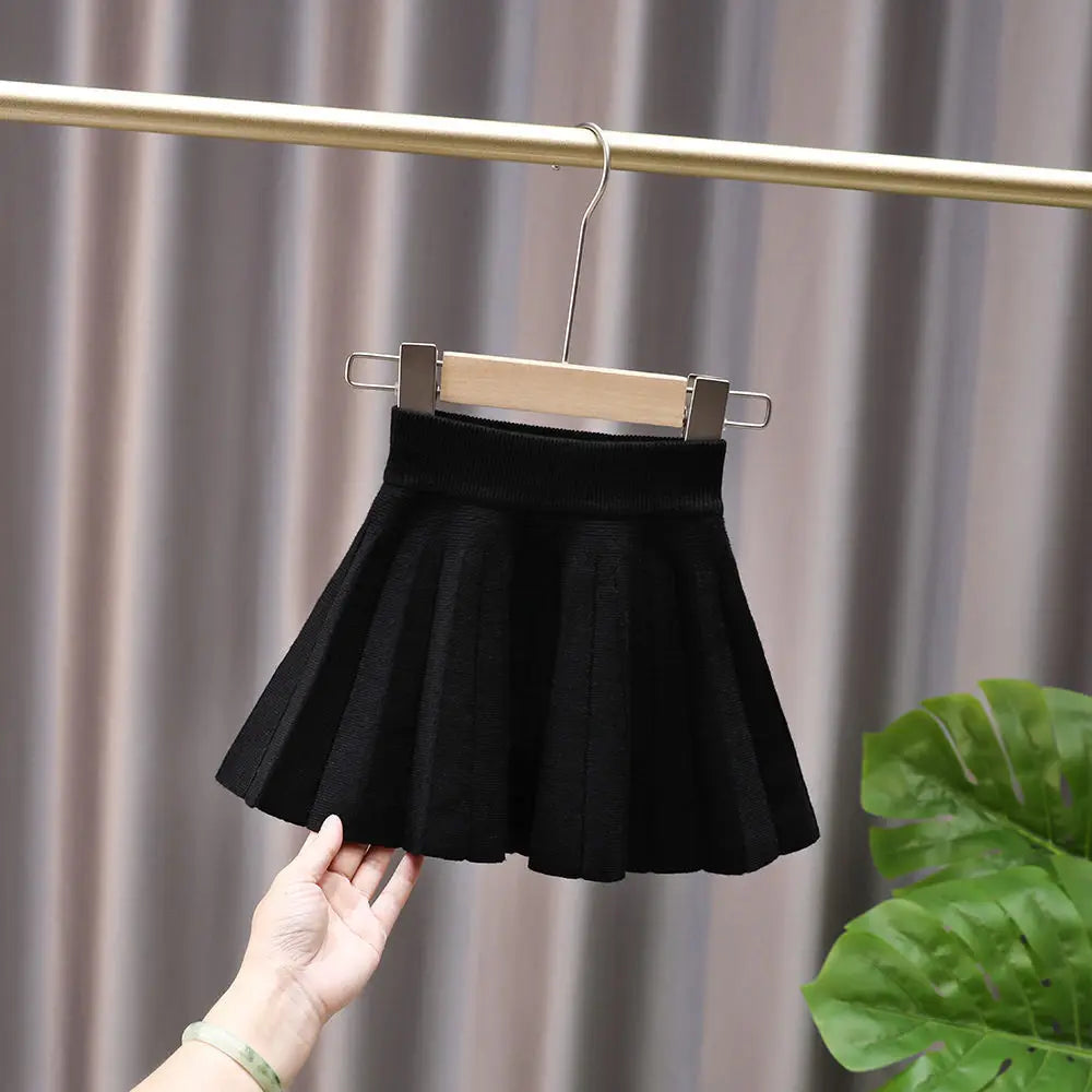 M&T Wear - Girls’ Knitted Pleated School Skirt