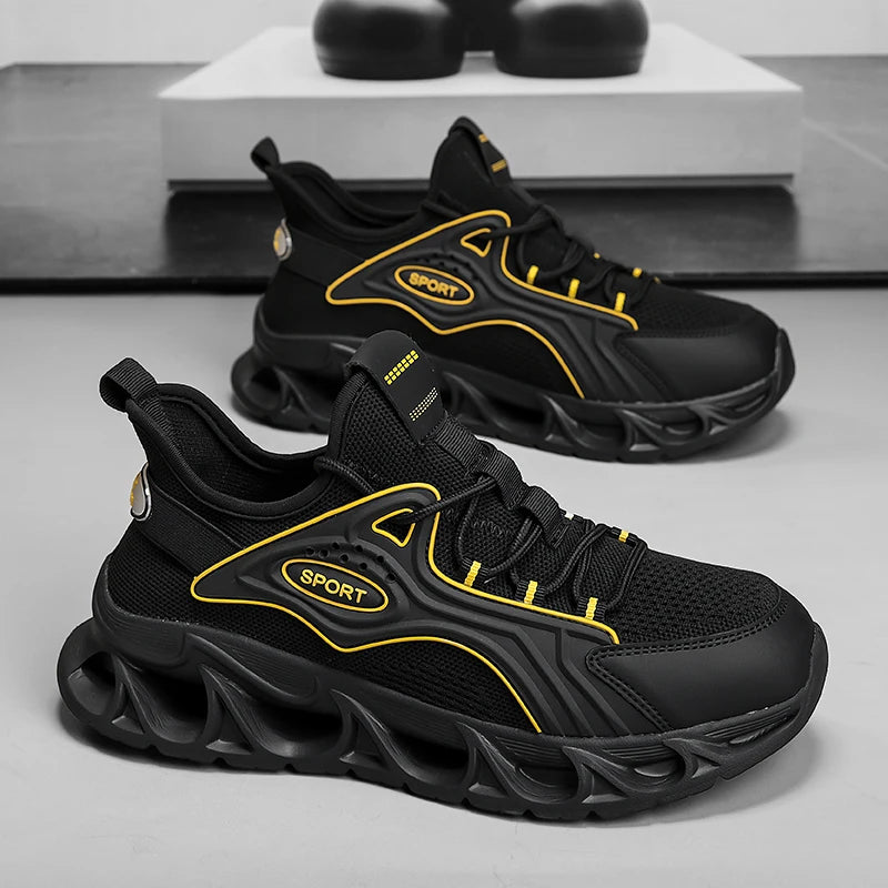 M&T Wear - Men's Casual Shoes Men Casual and Comfortable Running Sneakers Durable Lace-Up Design Suitable for Outdoor Sports and Daily Wear - M&T Wear