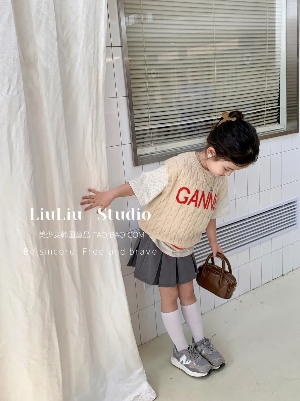 M&T Wear - Girls’ Korean Style JK Pleated Skirt