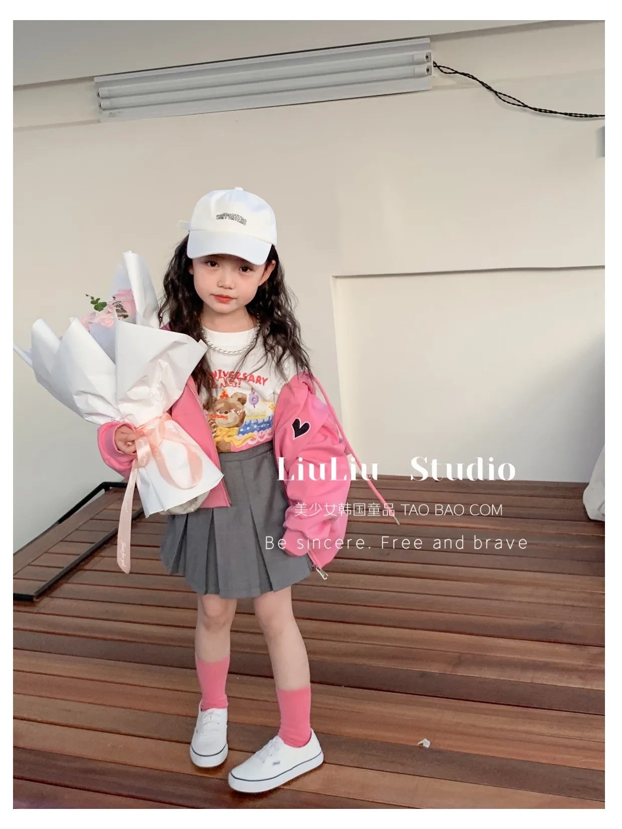 M&T Wear - Girls’ Korean Style JK Pleated Skirt