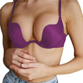 M&T Wear - Push Up Bra Backless Women Bras Low Cut Sexy Plunge Brassiere Open Back Wedding Underwear Invisible Seamless Deep U Lingerie - M&T Wear