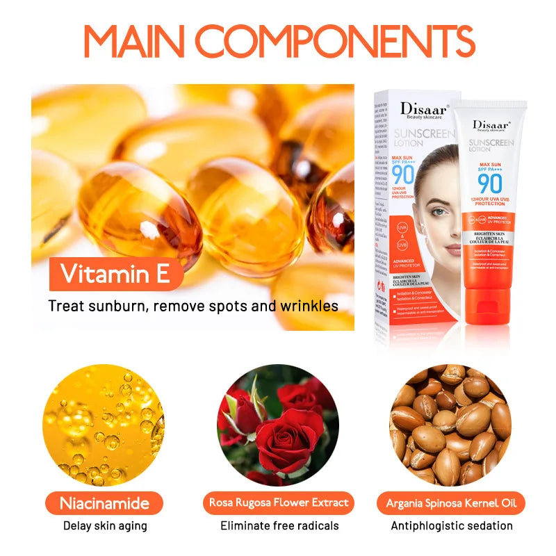 M&T Wear - SPF 90+++ Facial & Body Sunscreen (50ml)