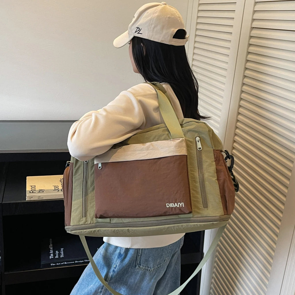 M&T Wear - Multifunctional Large Capacity Travel Duffle with Shoe Compartment