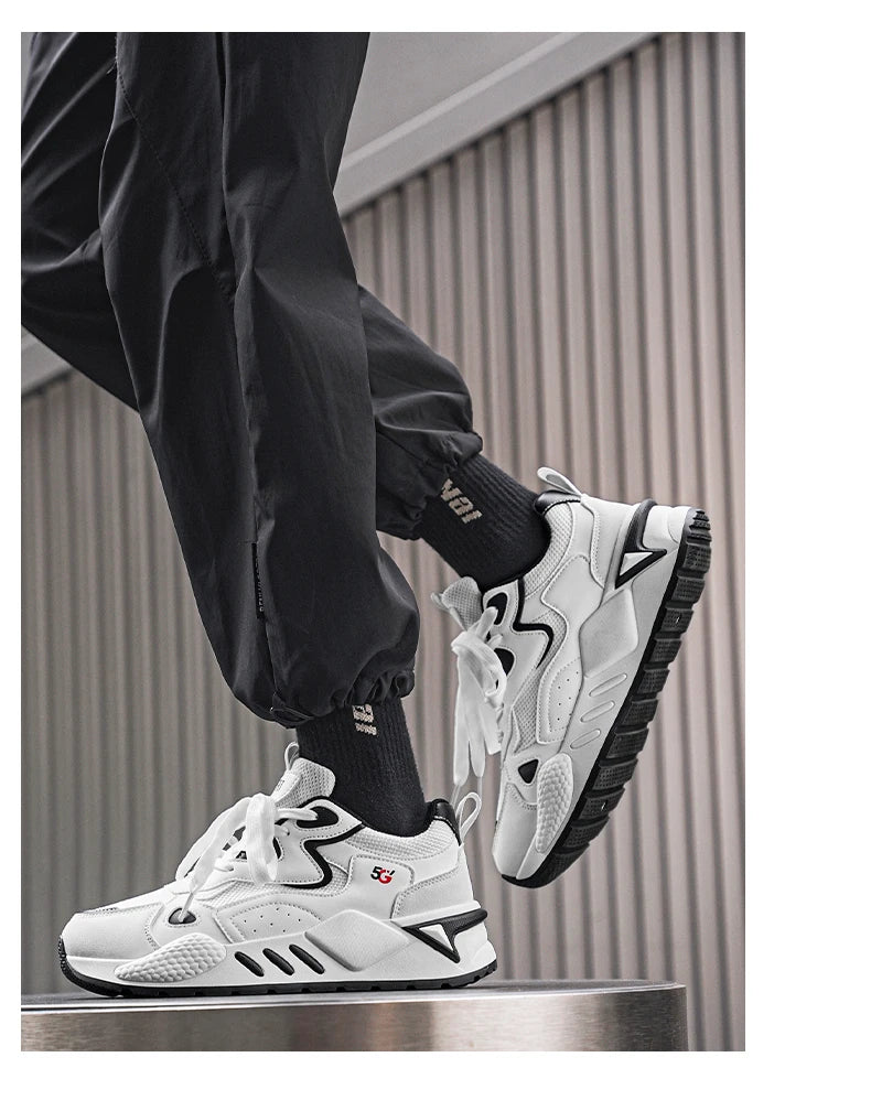 M&T Wear - Men's Casual Shoes Feature A Breathable Mesh Upper and A Thick Sole Making Them Fashionable and Versatile for Casual Wear - M&T Wear