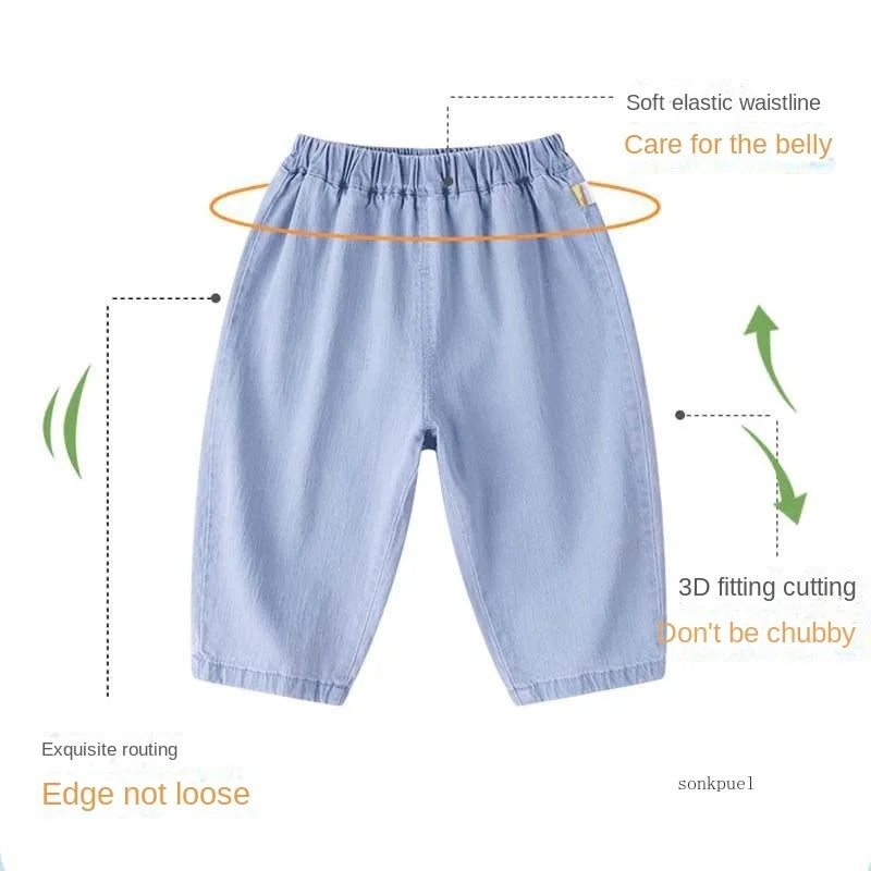 M&T Wear - Unisex Baby Soft Loose Fit Jeans