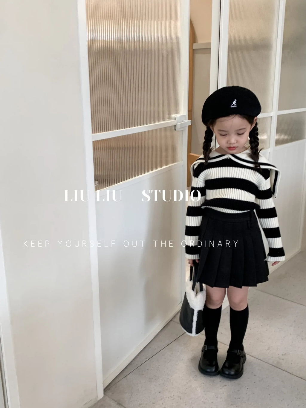 M&T Wear - Girls’ Korean Style JK Pleated Skirt