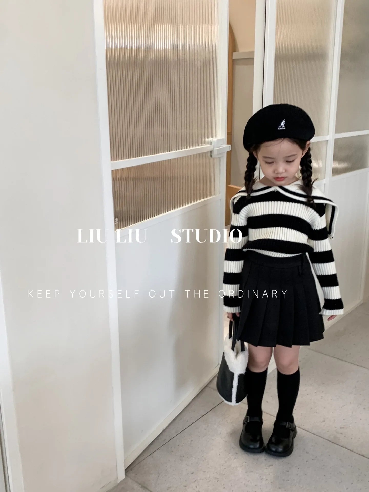 M&T Wear - Girls’ Korean Style JK Pleated Skirt