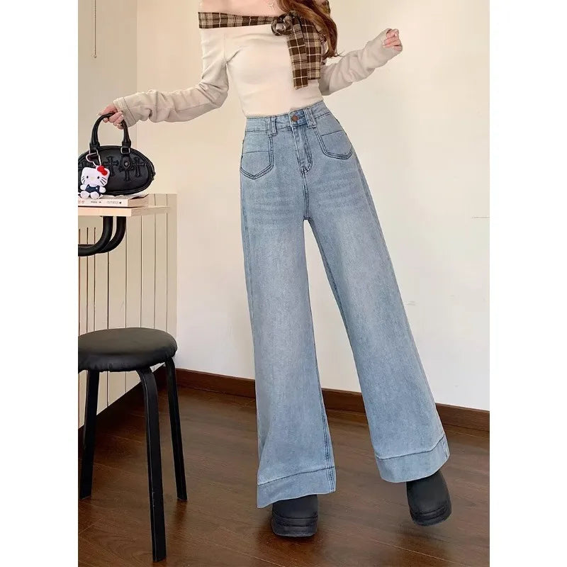 Vintage Baggy Streetwear Denim Trousers