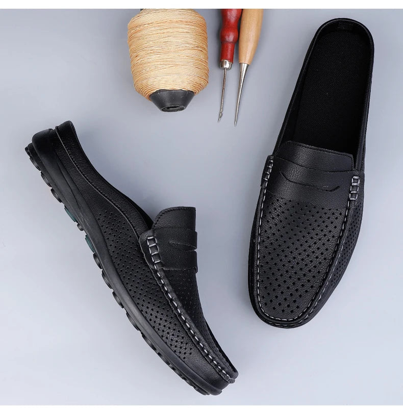 M&T Wear - Men's casual shoes four season light versatile fashion soft soled outdoor comfortable semi slippers wear-resistant casual shoes - M&T Wear