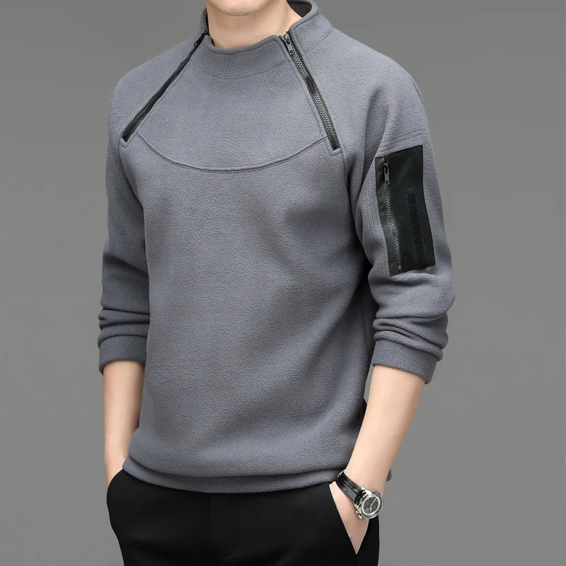 M&T Wear - Men's Lightweight Patchwork Sport Sweatshirt