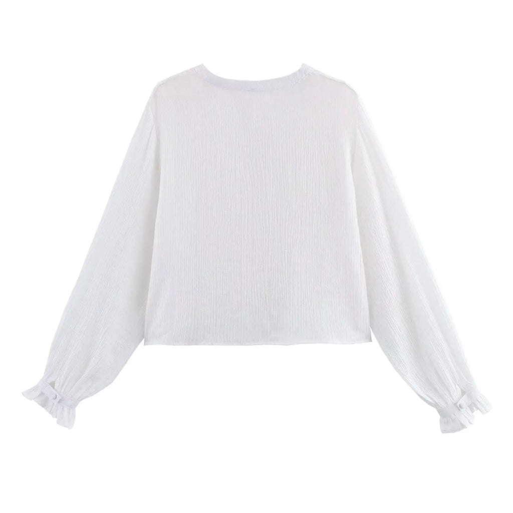Aurora Puff-Sleeve Blouse