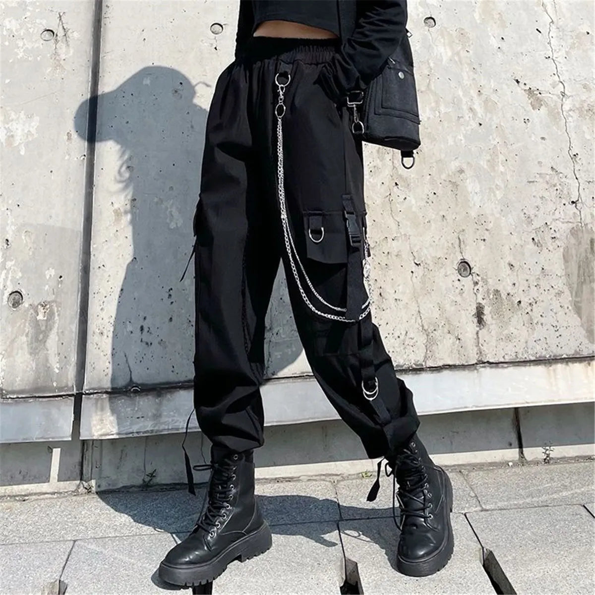 Tactical Hip-Hop Cargo Joggers