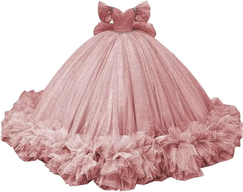 Yifanier Puffy Tulle Quinceanera Ball Gown