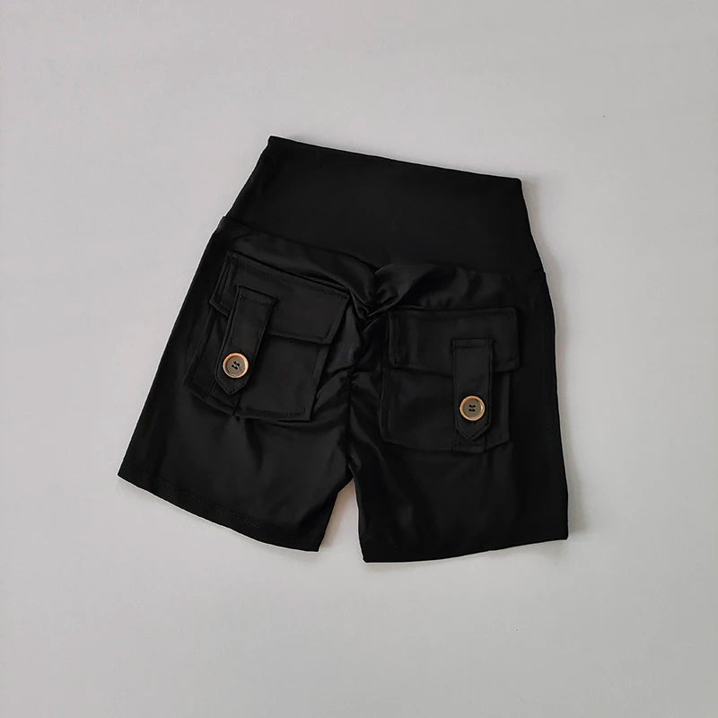 Peach-Lift Seamless Fitness Shorts