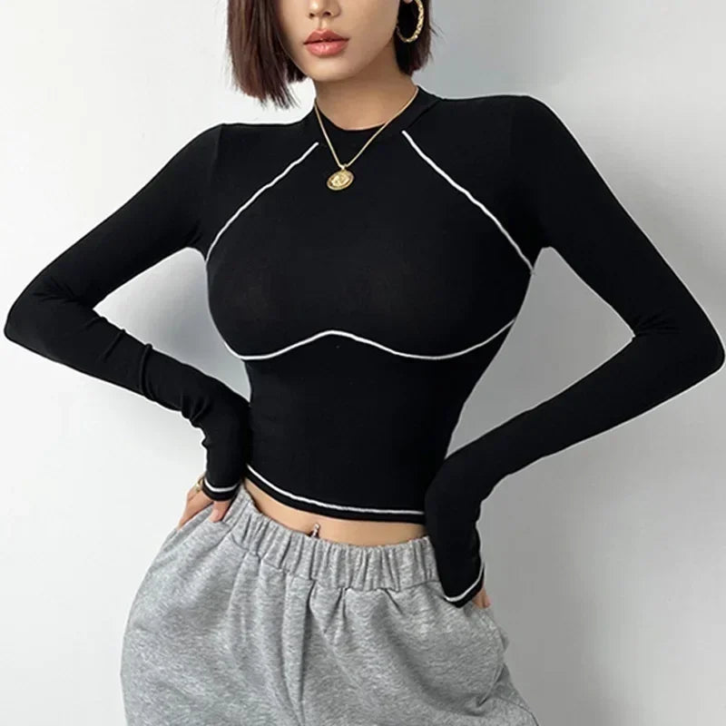 Cloud Hide Autumn Long Sleeve Yoga Shirt