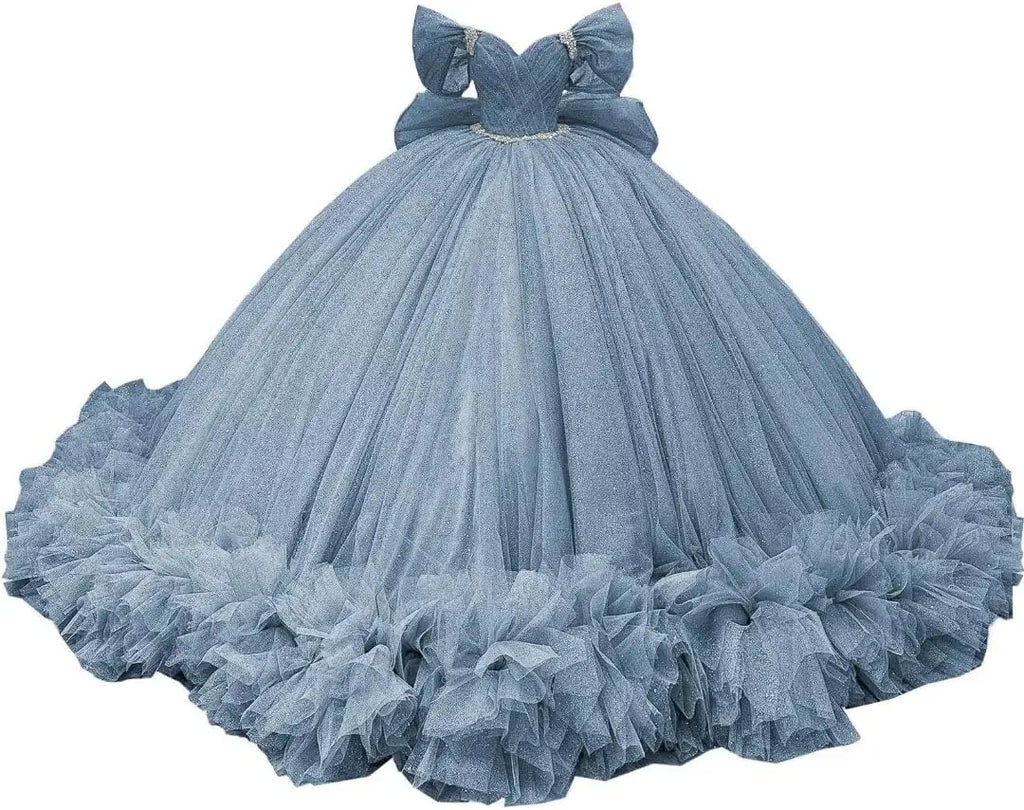 Yifanier Puffy Tulle Quinceanera Ball Gown