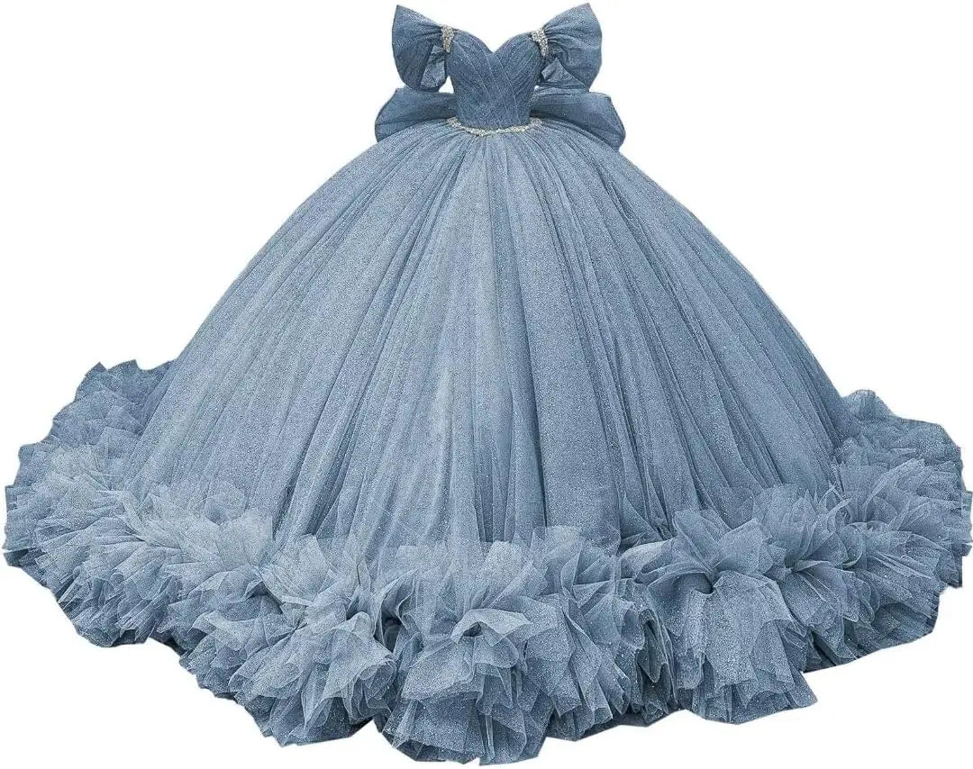 Yifanier Puffy Tulle Quinceanera Ball Gown