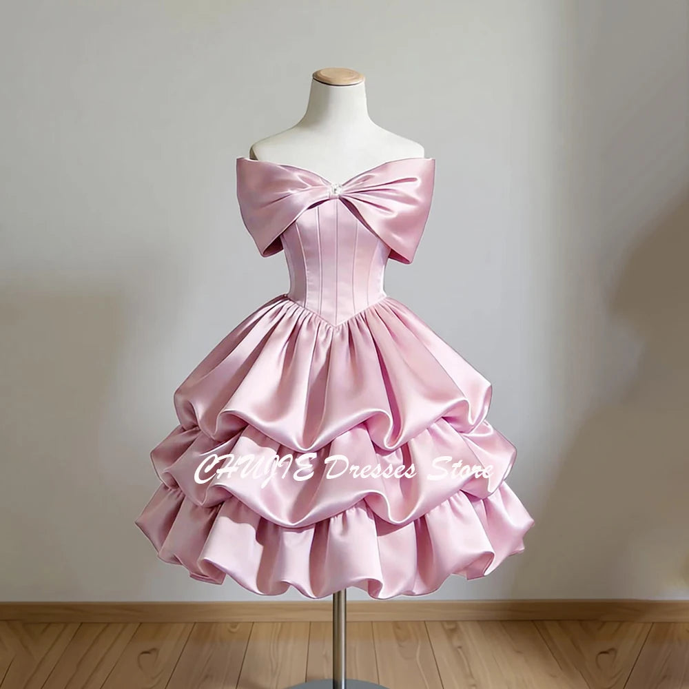 Tiered Mini Graduation & Homecoming Gown