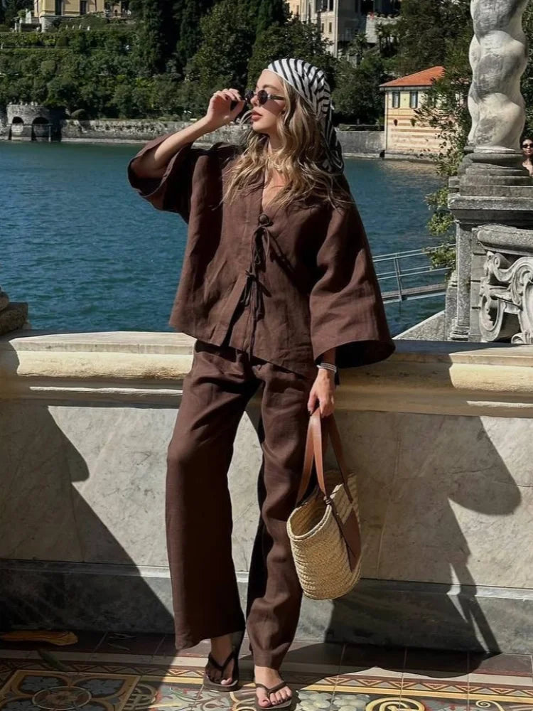 M&T Wear - Women's Casual Cotton Linen Style