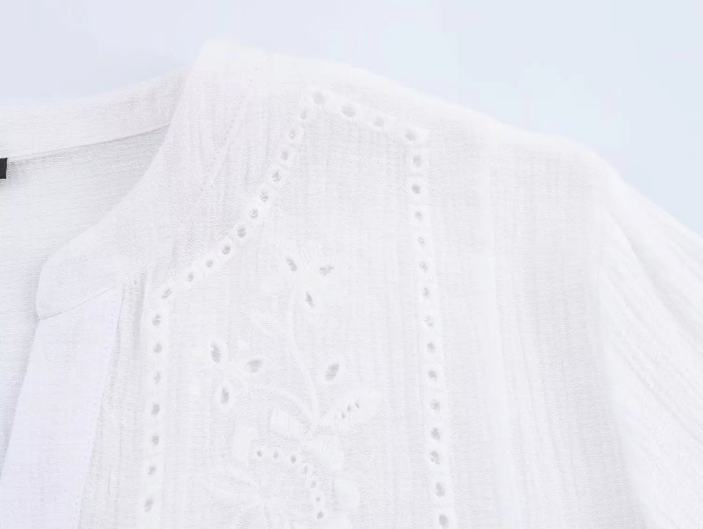 Aurora Puff-Sleeve Blouse