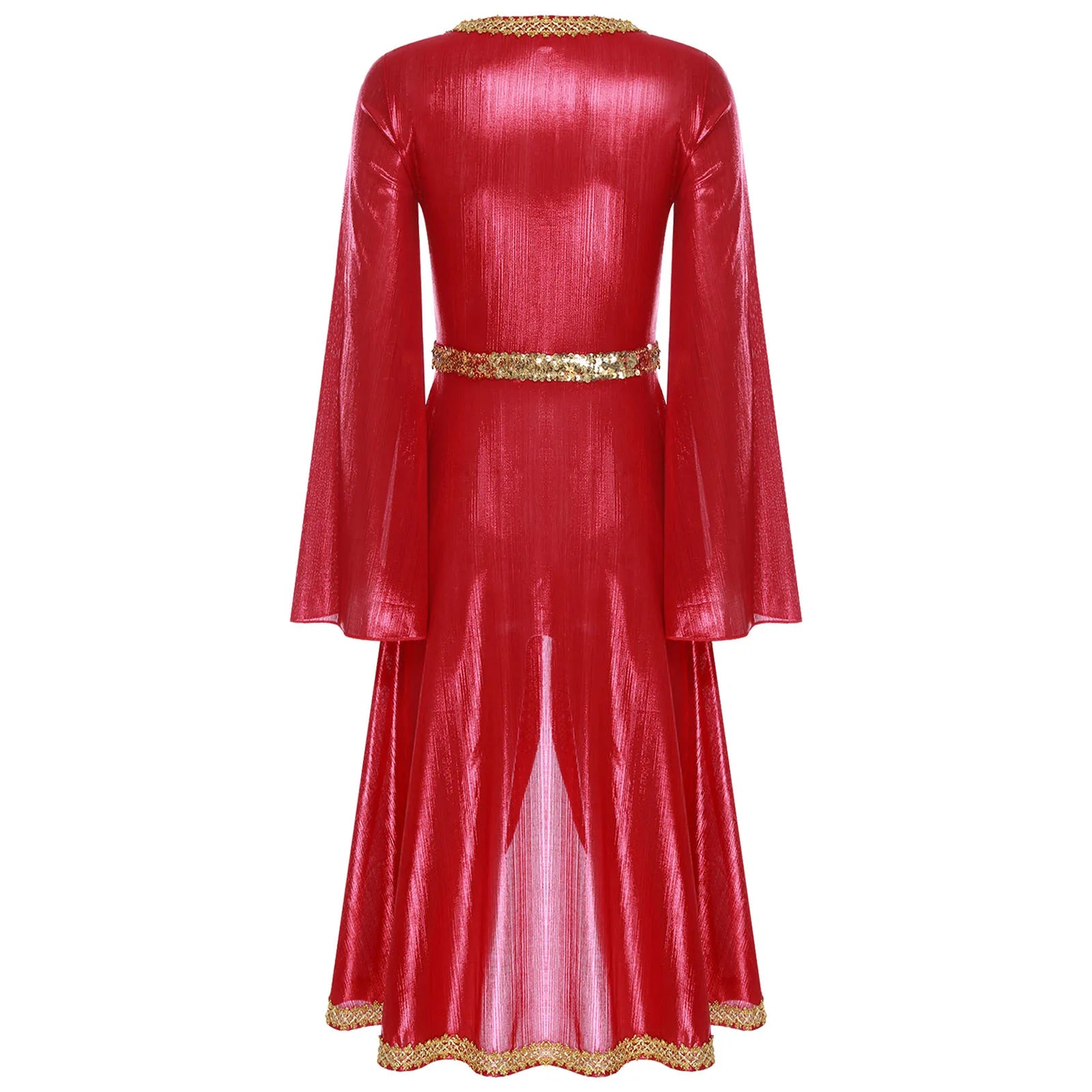 M&T Wear -  Embroidered High Waist Abaya Kaftan Dress