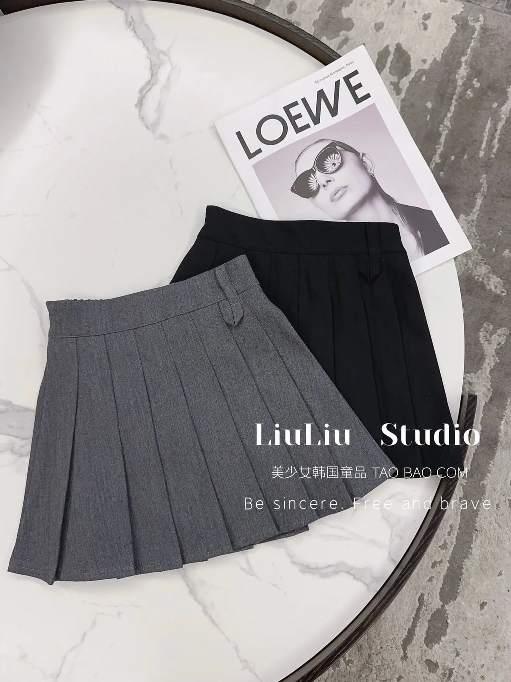 M&T Wear - Girls’ Korean Style JK Pleated Skirt