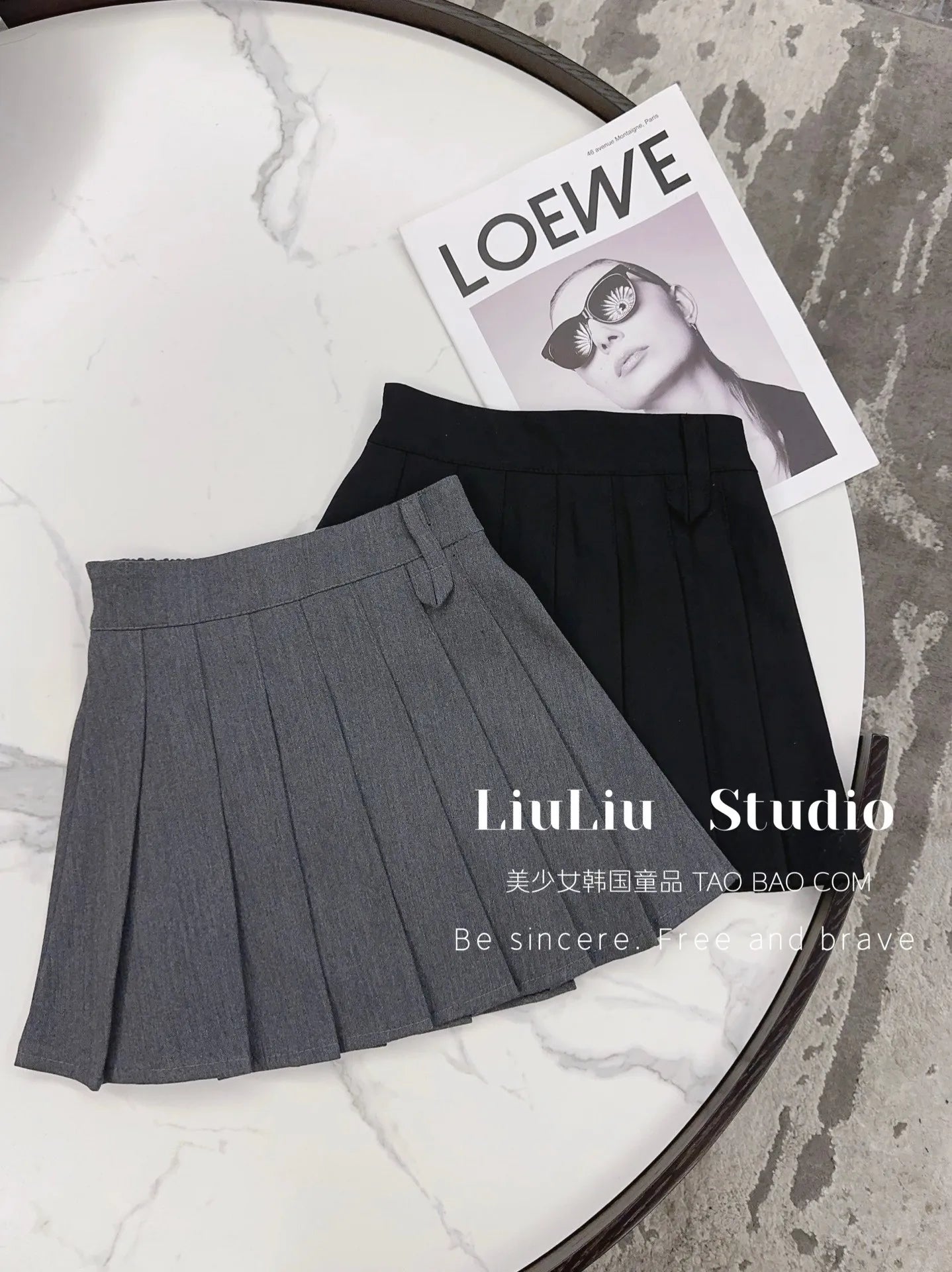 M&T Wear - Girls’ Korean Style JK Pleated Skirt