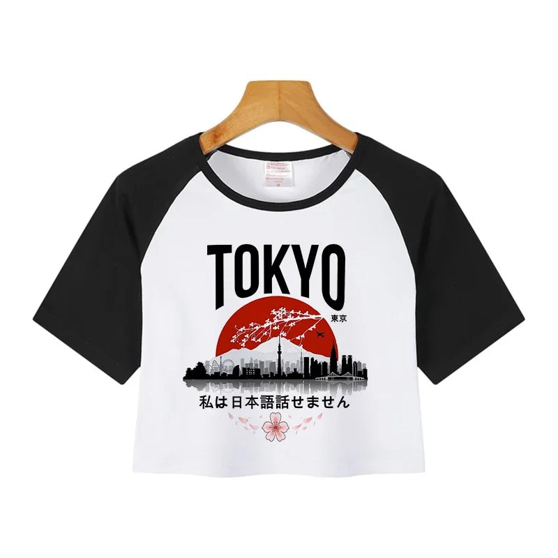 Y2K Harajuku Graphic Crop Top