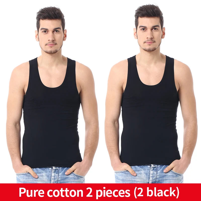 M&T Wear - Men's Essential Cotton Slim Fit Vest