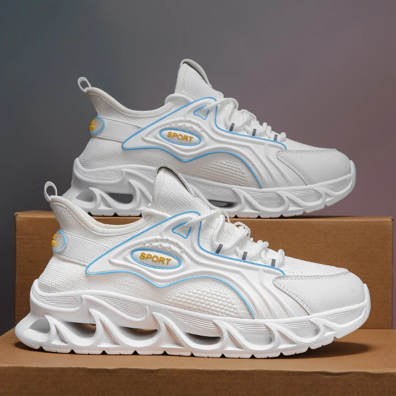 M&T Wear - Men's Casual Shoes Men Casual and Comfortable Running Sneakers Durable Lace-Up Design Suitable for Outdoor Sports and Daily Wear - M&T Wear