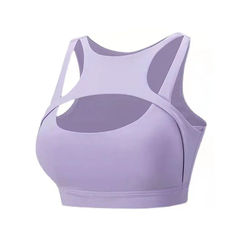 M&T Wear - Fitness Sports Bra Gym Woman Sexy Hollow Push Up High Impact Shockproof Underwear Naked Crop Top Mujer Workout Women'S Yoga Bra - M&T Wear