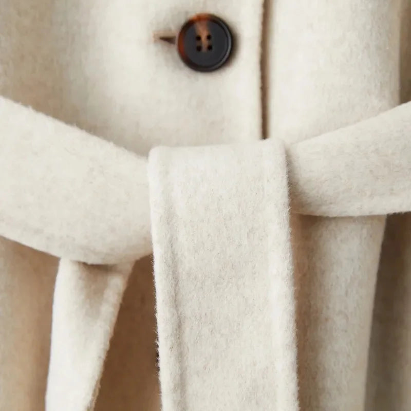 M&T Wear - Double-Sided Cashmere Temperament Wool Coat