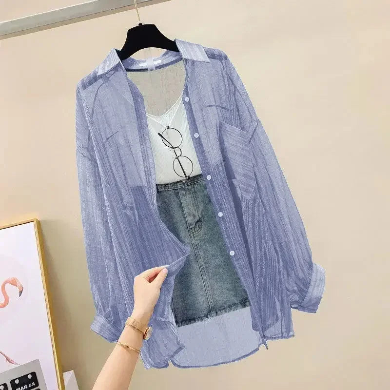 Harajuku Sheer Blouse