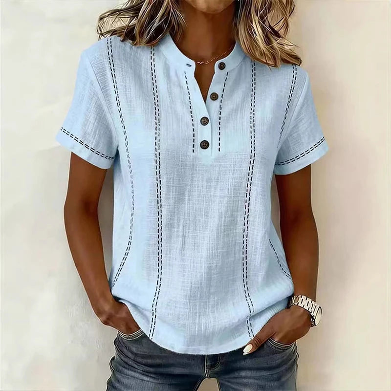 Geometric Patchwork Tee