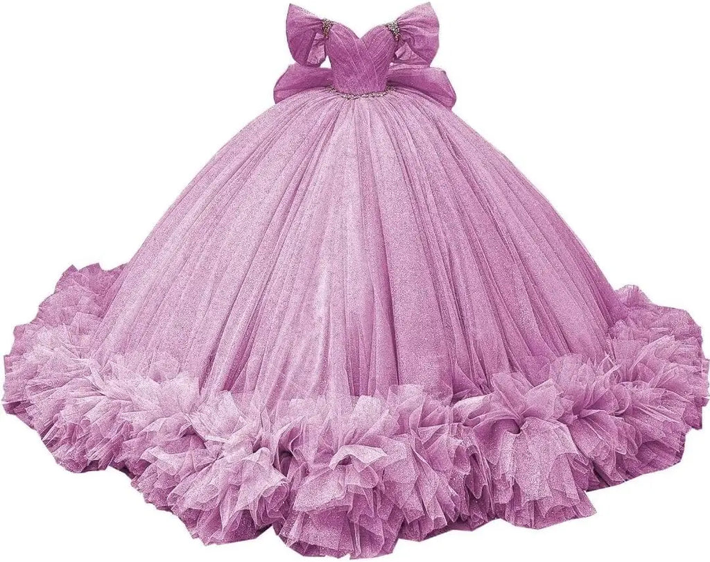 Yifanier Puffy Tulle Quinceanera Ball Gown