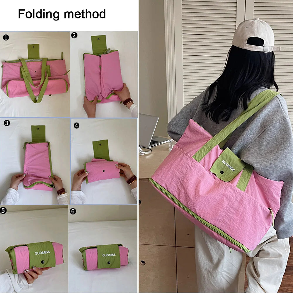 M&T Wear - Lightweight Expandable & Foldable Travel Tote