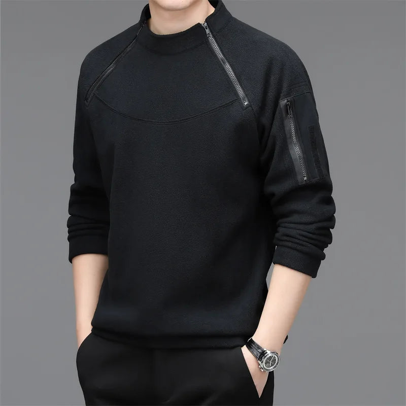 M&T Wear - Men's Lightweight Patchwork Sport Sweatshirt