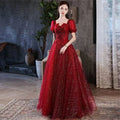 Embroidery Beaded High-End Evening Gown