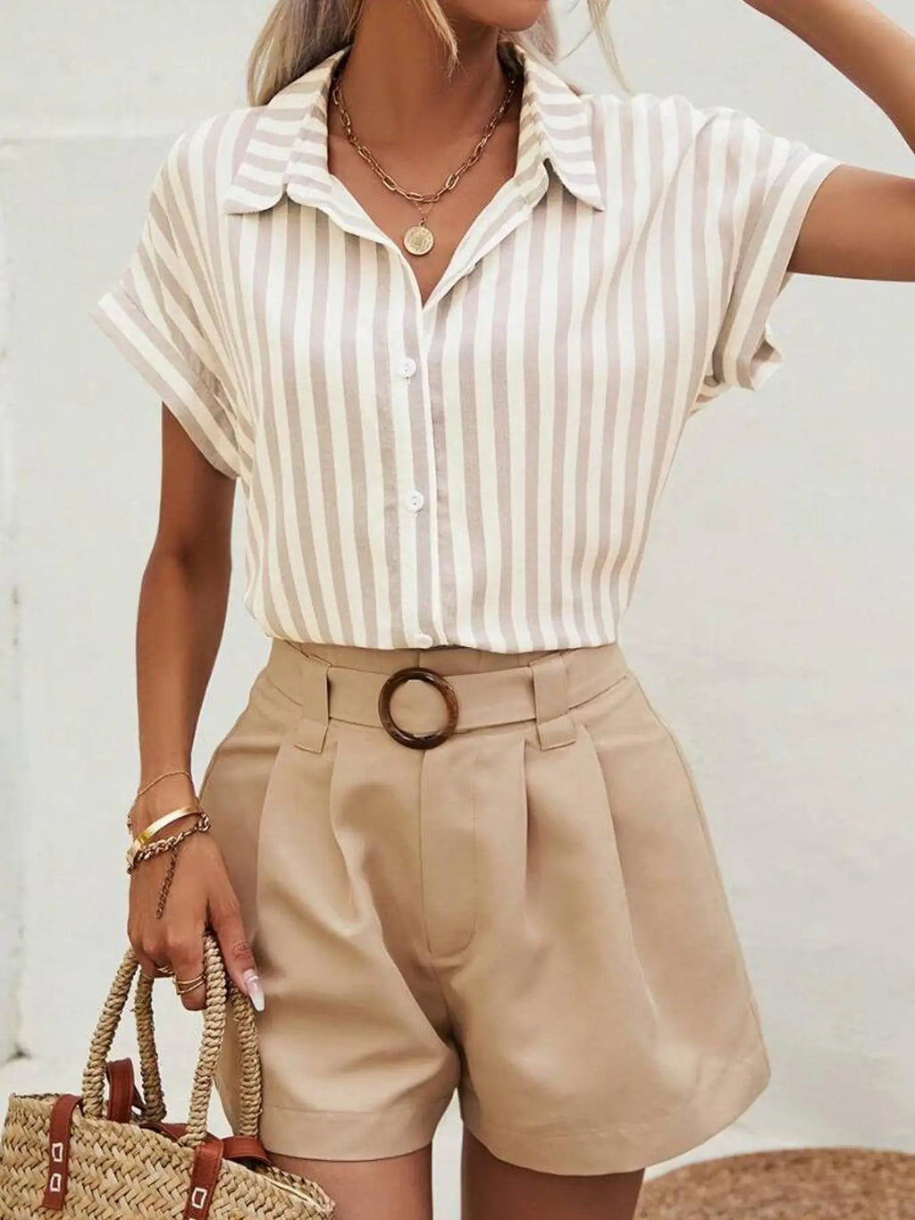 Marine Stripe Summer Shirt