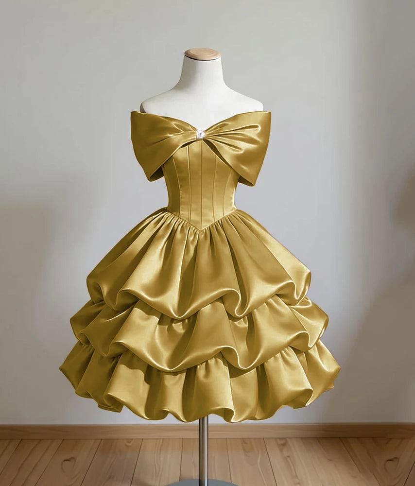 Tiered Mini Graduation & Homecoming Gown