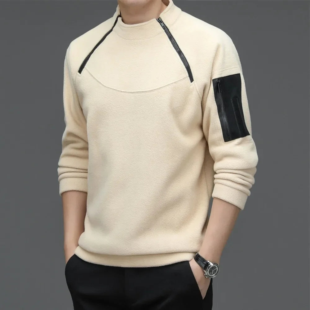 M&T Wear - Men's Lightweight Patchwork Sport Sweatshirt
